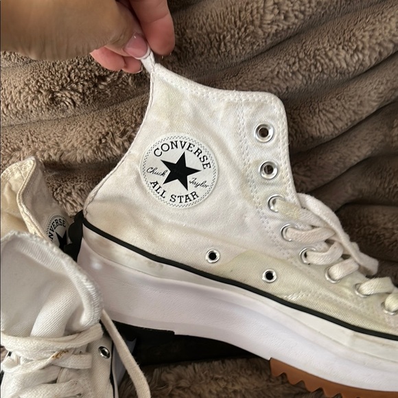 Converse Off-White High-Top Sneakers - Picture 2 of 6
